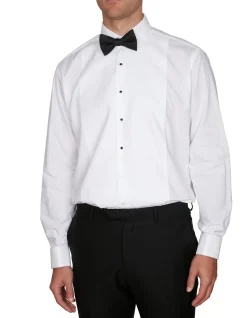 Regular Fit Fit Marcella Peak Collar Stud Front Dinner Shirt