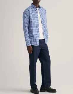 Regular Fit Gingham Poplin Shirt