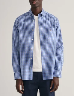 Regular Fit Gingham Poplin Shirt