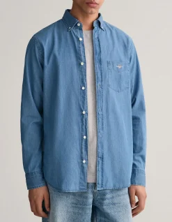 Regular Fit Indigo Shirt