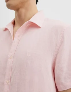 Regular Fit Organically Grown Linen Short Sleeve Shirt