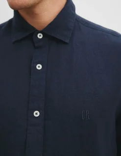 Regular Fit Organically Grown Linen Short Sleeve Shirt