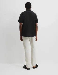Regular Fit Organically Grown Linen Short Sleeve Shirt