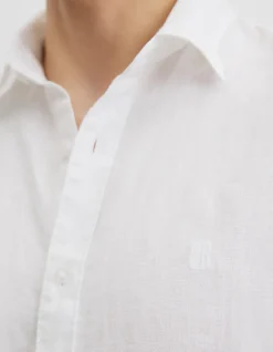 Regular Fit Organically Grown Linen Short Sleeve Shirt