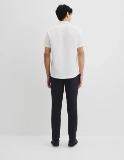 Regular Fit Organically Grown Linen Short Sleeve Shirt