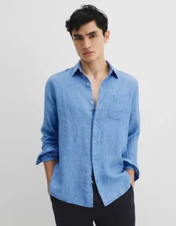 Regular Fit Organically Grown Linen Shirt