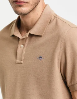 Regular Fit Shield Piqué Polo Shirt