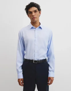 Regular Fit Textured Travel Shirt