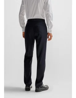 Regular-Fit Virgin-Wool Trousers