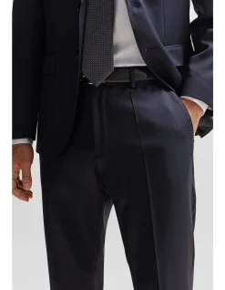 Regular-Fit Virgin-Wool Trousers