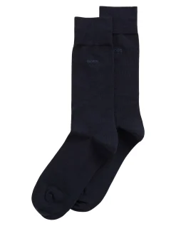 Regular-length socks in stretch cotton