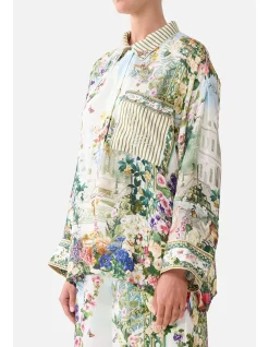 RELAXED COLLARED SHIRT WITH POCKET