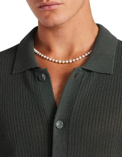 RELAXED TEXTURED KNIT SHIRT