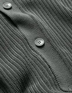 RELAXED TEXTURED KNIT SHIRT