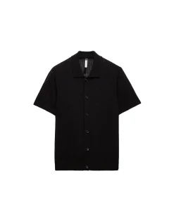 RELAXED TEXTURED KNIT SHIRT