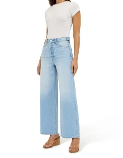 Relaxed Sailor High Rise Wide Leg Long Jeans