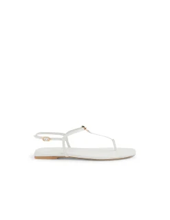Remee Metal Hardware Leather Sandals