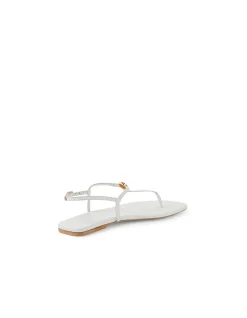 Remee Metal Hardware Leather Sandals