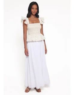 Remira Smocked Ruffle Top