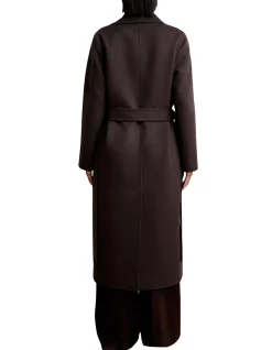 Rene Long Double Breasted Blindseam Coat