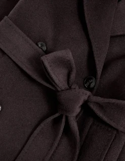 Rene Long Double Breasted Blindseam Coat