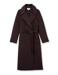 Rene Long Double Breasted Blindseam Coat