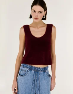 RENNIE FLUFFY KNIT TANK