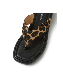 RESTOR DF LEOPARD BLACK SOLE PONY