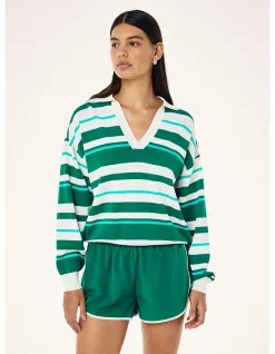 Retreat Stripe Collar Knit