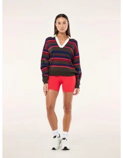 Retreat Stripe Collar Knit