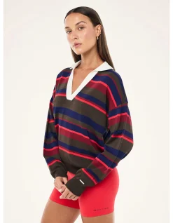 Retreat Stripe Collar Knit