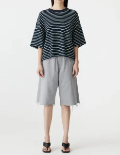 Reversae Stripe Boxy t-shirt