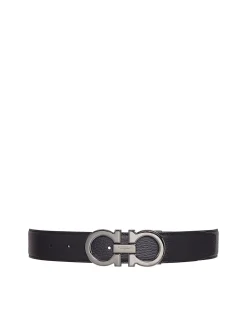 Reversible and Adjustable Gancini Belt