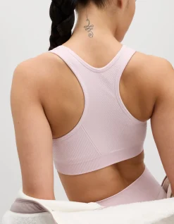 Reversible Seamless Medium Support Sports Bra