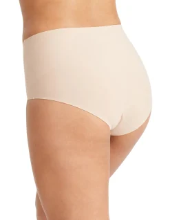 REVIVE SMOOTH WAISTED BRIEF WARM TAUPE