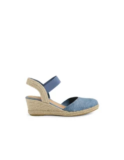 Rhainy Elastic Strap Espadrille Wedges