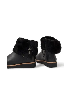 Rhemy Faux Fur Lined Wedge Ankle Boots