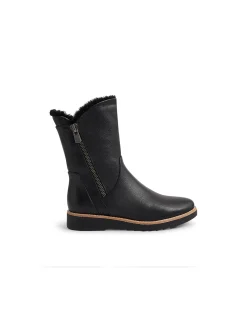 Rhemy Faux Fur Lined Wedge Ankle Boots