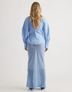 RHIAN BALLOON SLEEVE SHIRT