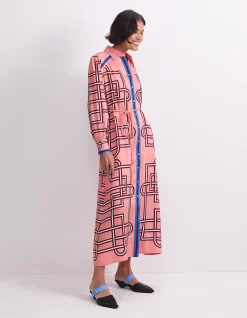 RHODES LONG SLEEVE SHIRT DRESS