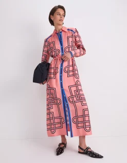 RHODES LONG SLEEVE SHIRT DRESS