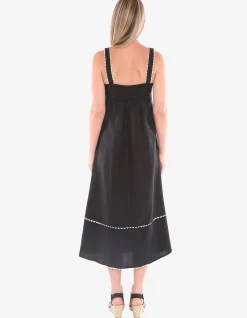 Ric Rac Linen Blend Maxi Dress