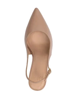 RIKER Nude Patent Leather Slingback