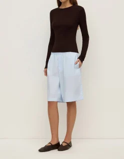 Riley Poplin Short Powder Blue