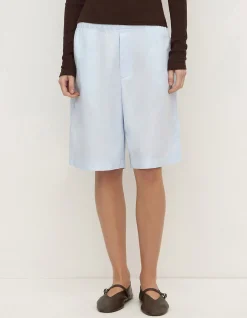 Riley Poplin Short Powder Blue