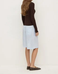 Riley Poplin Short Powder Blue