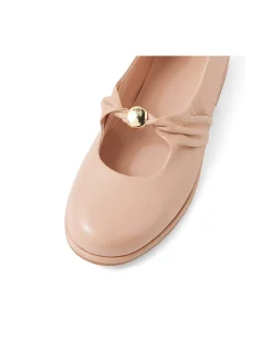 Rimma Gold Hardware Leather Mary Janes