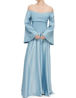 RINA LS OFF SHOULDER MAXI DRESS