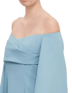 RINA LS OFF SHOULDER MAXI DRESS