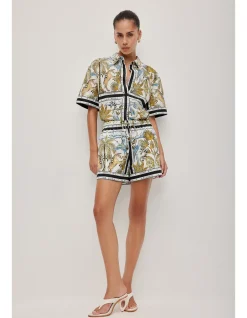 Rio Jungle Print Relaxed Short Sleeve Shirt